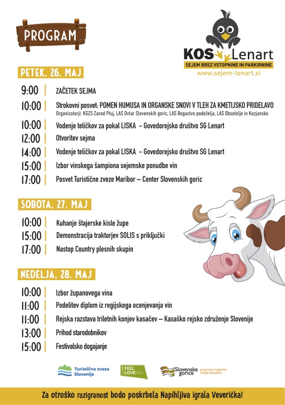 letak sejem kos program