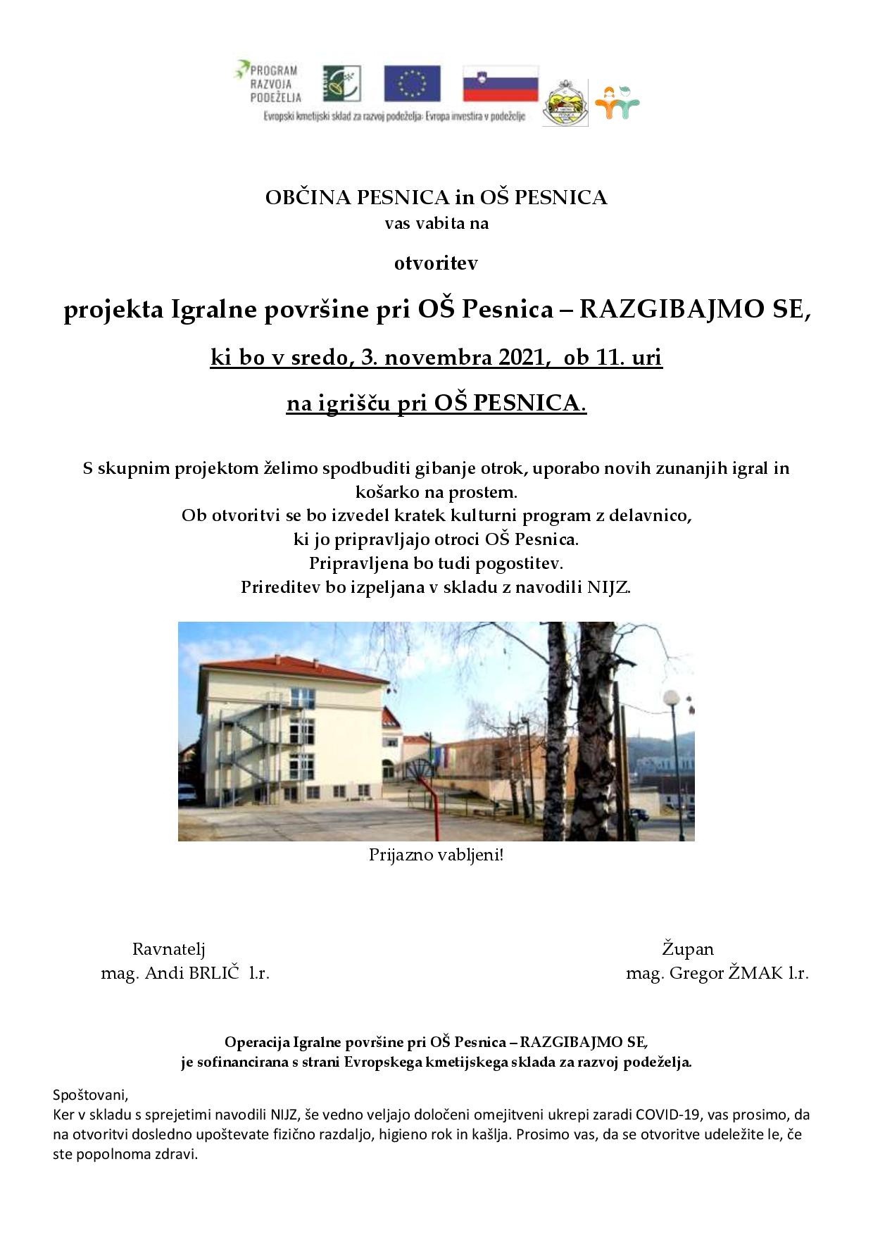 Vabilo Razgibajmo se 03112021