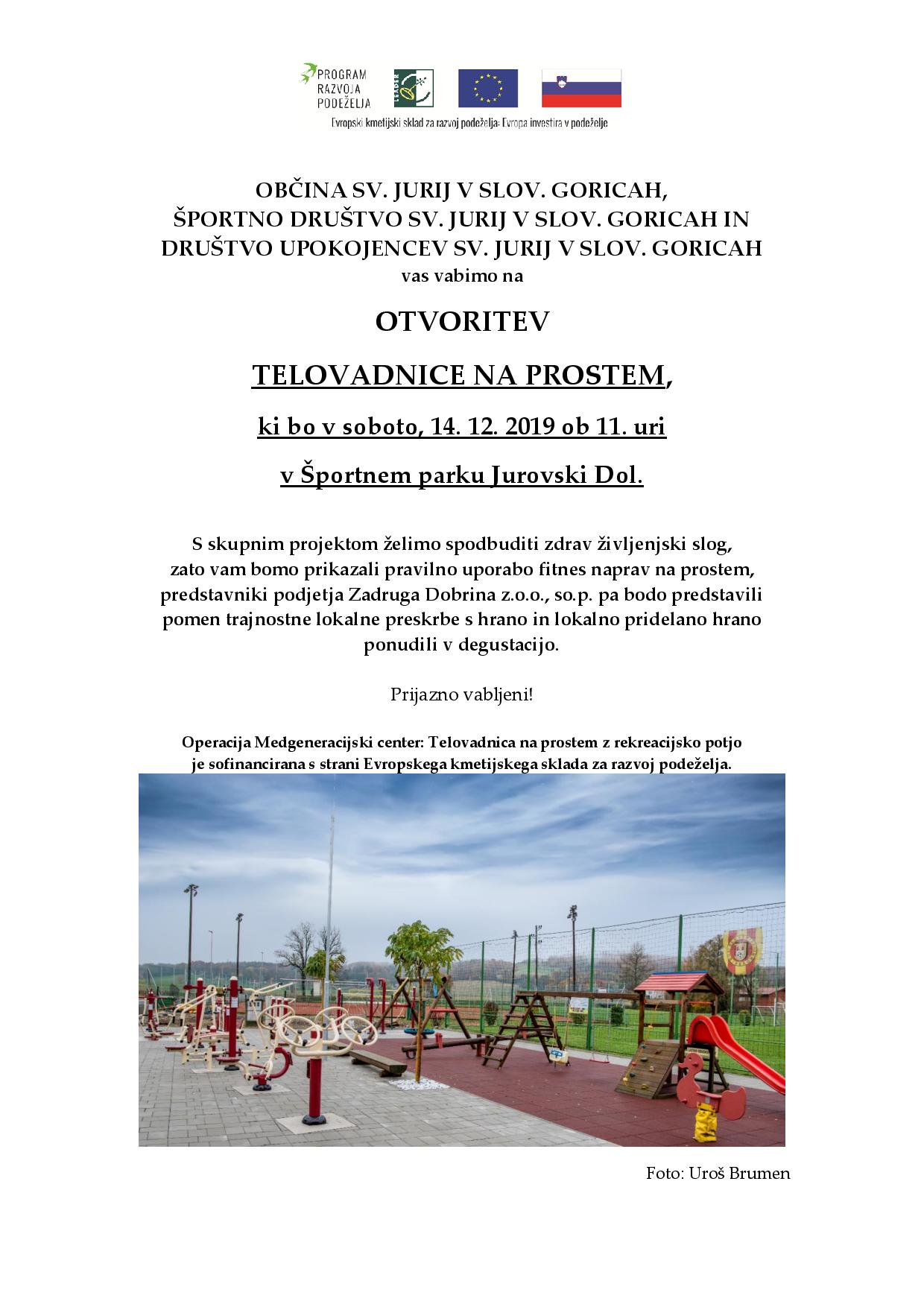 Vabilo MC Telovadnica na prostem page 001